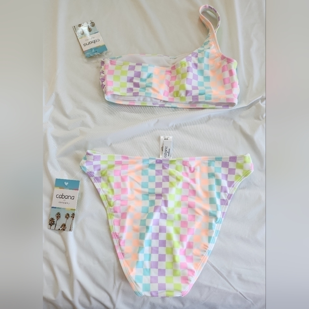 Cabana by Crown & Ivy 2 piece swimsuit suit - Picture 2 of 2